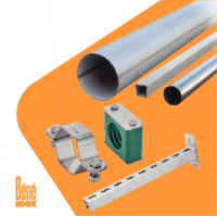 Tubes, supports de tuyauterie et colliers de serrage