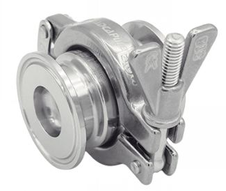 Thermostatic clean steam trap clamp - stainless steel 316l