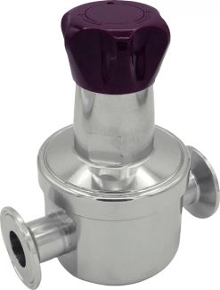 Sanitary pressure reducing valve clamp - stainless steel 316l