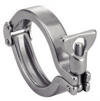 DOUBLE PIVOT CLAMP - STAINLESS STEEL 304 Inox 304 (Model : 63418)