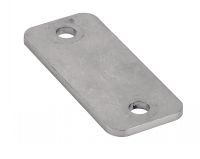 TOP REINFORCING PLATE FOR POLYPROPYLENE PIPE HOLDER - STAINLESS STEEL 304L Inox 304L (Model : 72103)