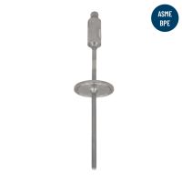 Clamp pt100 temperature sensor - stainless steel 1.4435