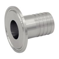 CLAMP HOSE ADAPTER - STAINLESS STEEL 316L Inox 316L ASME BPE (Model : 8007)