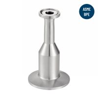 Forged clamp concentric reducer - stainless steel 316l