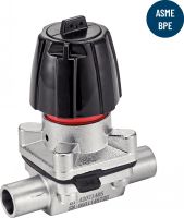 MANUAL PC DIAPHRAGM VALVE BW - STAINLESS STEEL CF3M (316L) Inox moulé CF3M (316L) (Model : 8070)