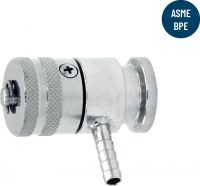 ROBINET D'ÉCHANTILLONAGE HYGIÉNIQUE Inox 316L ASME BPE (Modèle : 8079)