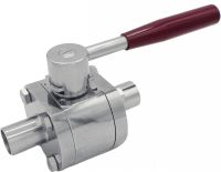 Welding aseptic 3 pieces ball valve - stainless steel 316l