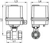 Vanne 2 pièces F/F avec actionneur électrique IP65 - Schéma