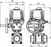 Vanne 3 pièces BW avec actionneur électrique IP68