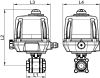 Vanne 3 pièces SW avec actionneur électrique ATEX - Schéma