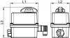 Actionneur électrique 90° - IP66 positionneur - Schéma