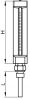 Thermomètre industriel droit - Schéma