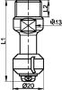 Tête de lavage avec raccordement Mâle G 3/8 - Schéma