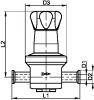 Régulateur de pression hygiénique clamp (Schéma)